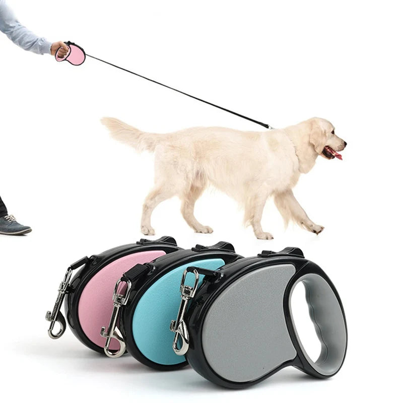 Durable Nylon Walking Rope Retractable Dog Leash
