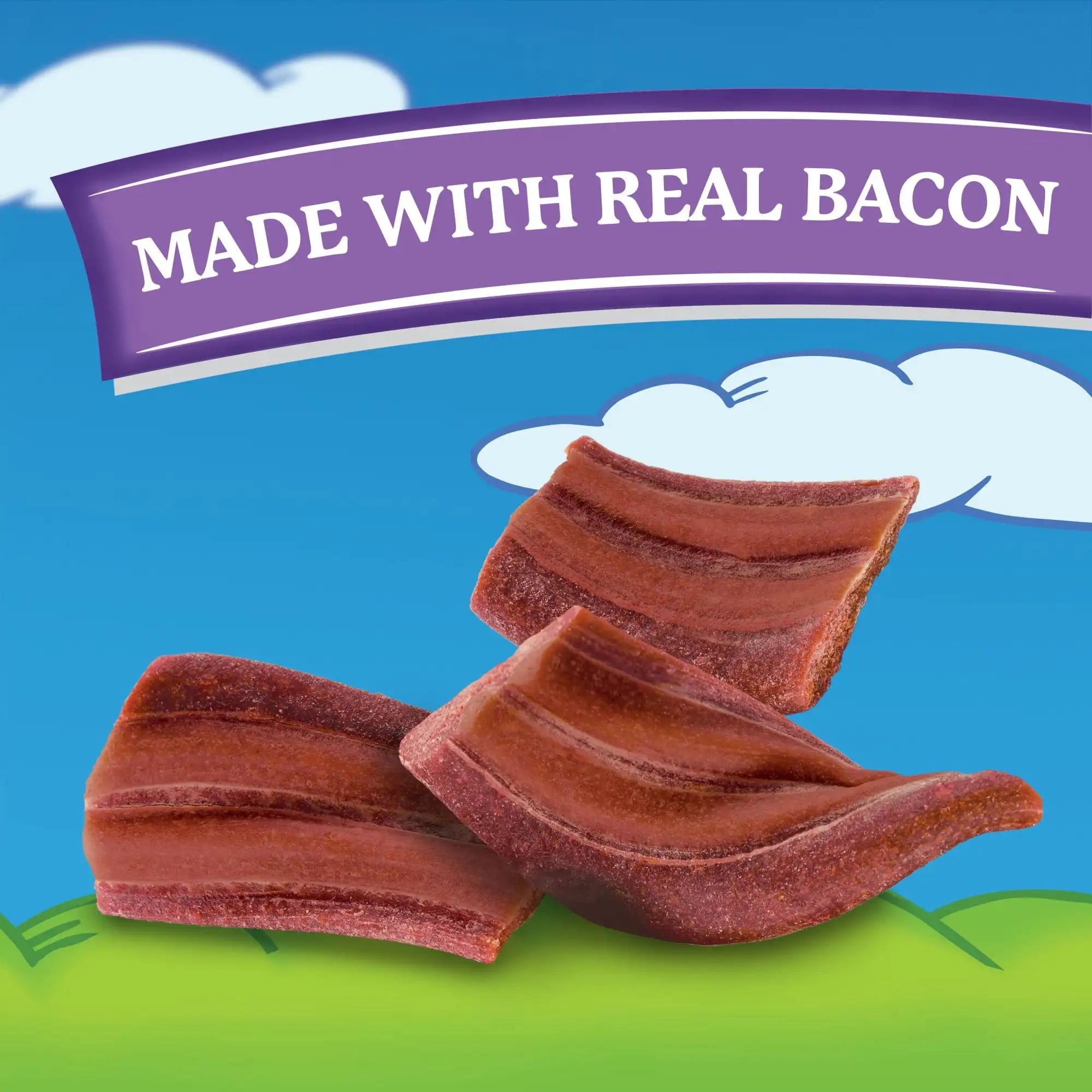 Bacon Flavor Dog Treats, 47oz Bag