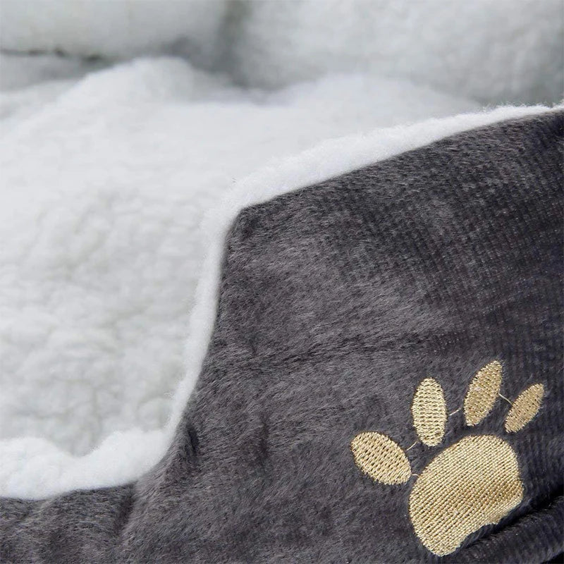 Thickened PP Cotton Cozy Pet Bed for Cats & Small Dogs