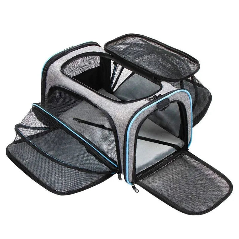 Portable Pet Carrier Backpack Breathable & Foldable for Cats & Dogs