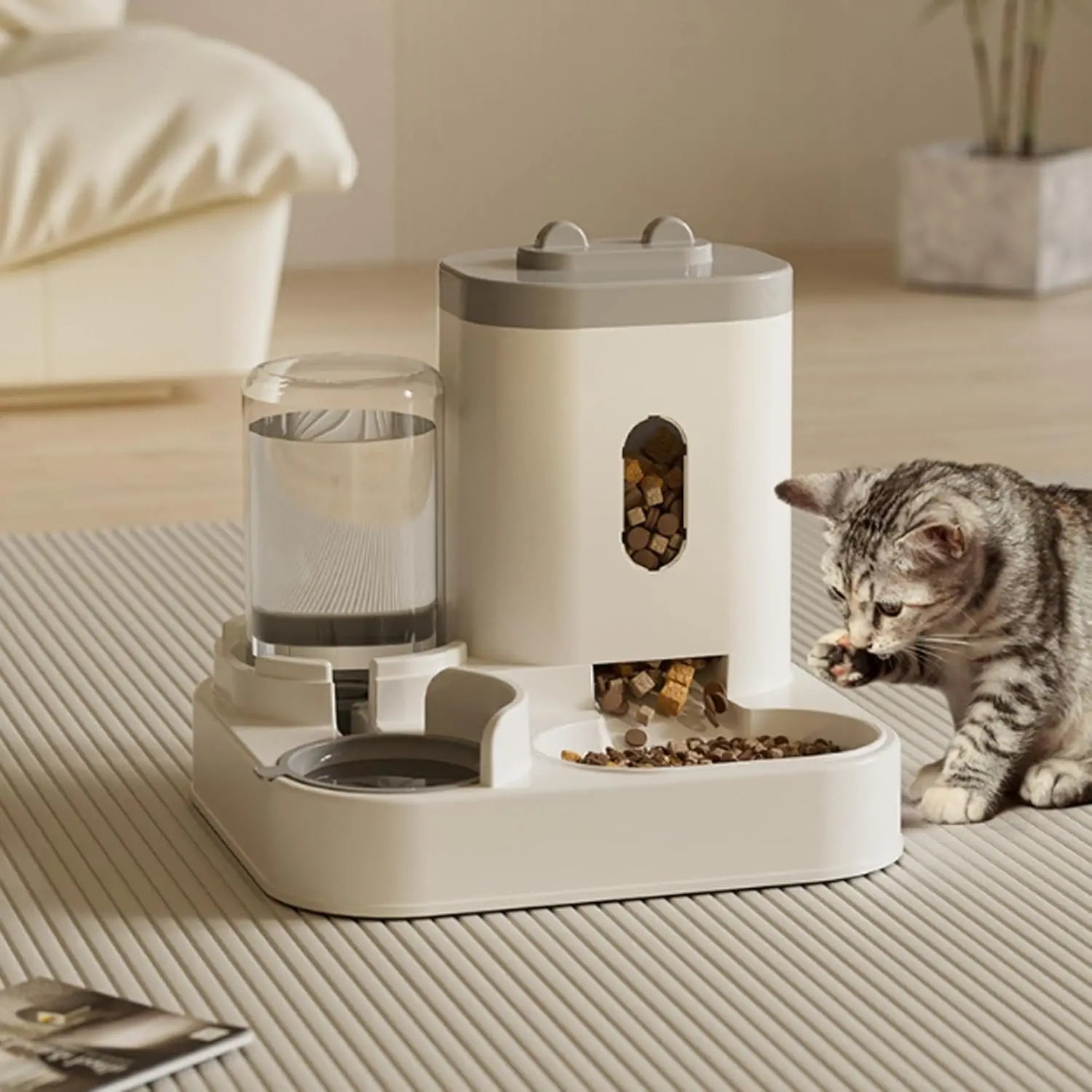 Automatic Cat Feeder Smart Pet Food & Water Dispenser for Cats & Dogs