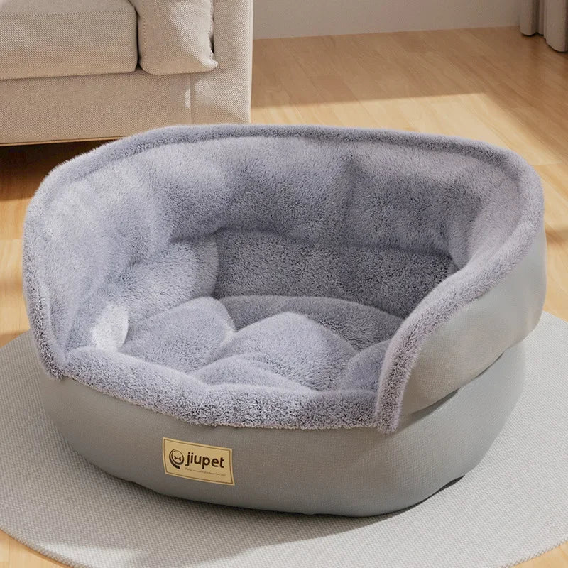 Thickened Velvet Nest All‑Season Plush Pet Sofa Bed