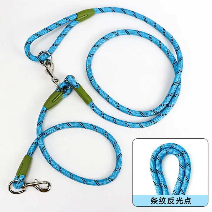 Hands-Free Traction Rope Reflective Nylon Dog Leash
