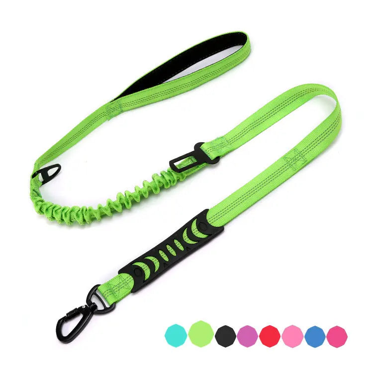 Multifunction Comfort Lead Double Handle Reflective Dog Leash