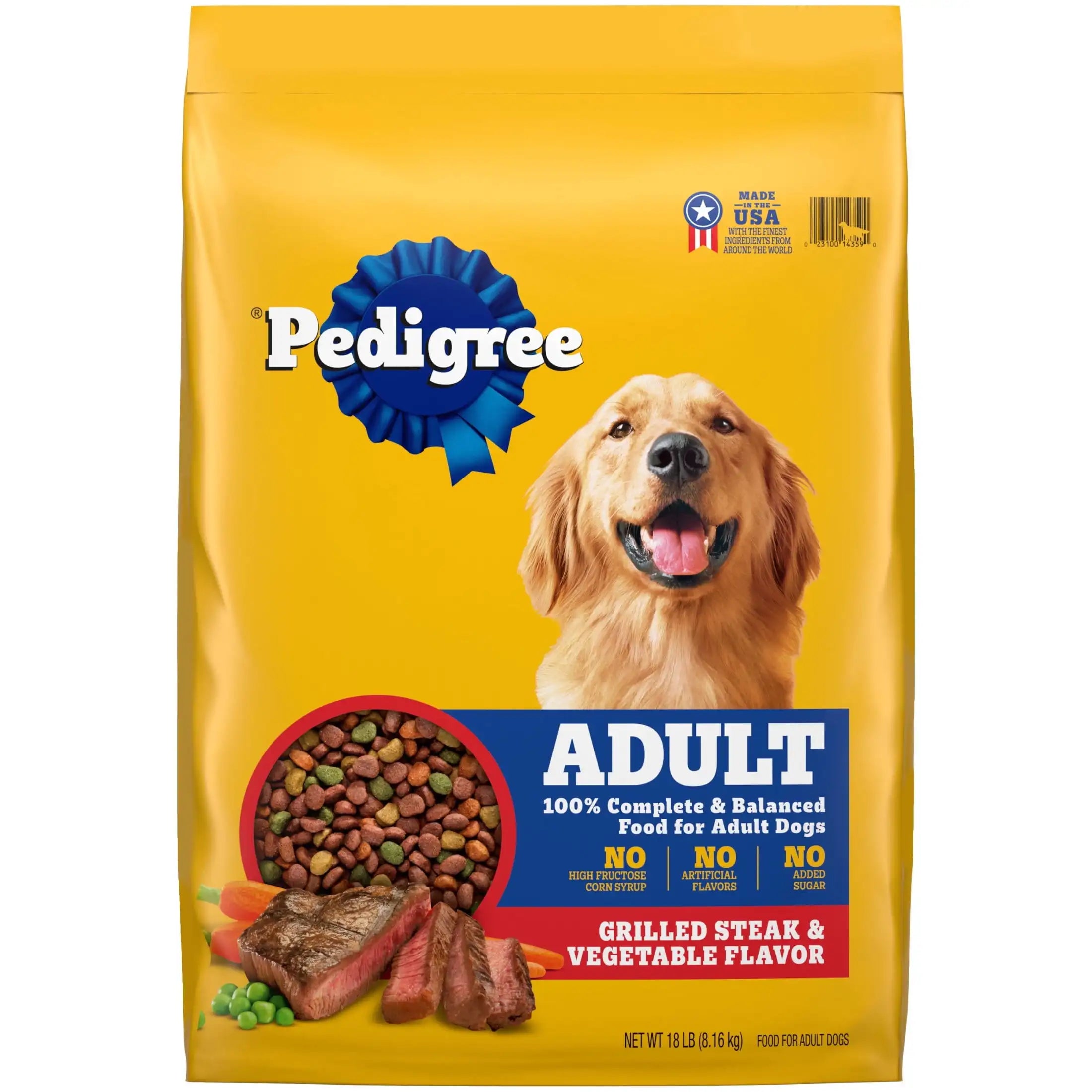 18 lb Grilled Steak Adult Dry Dog Food
