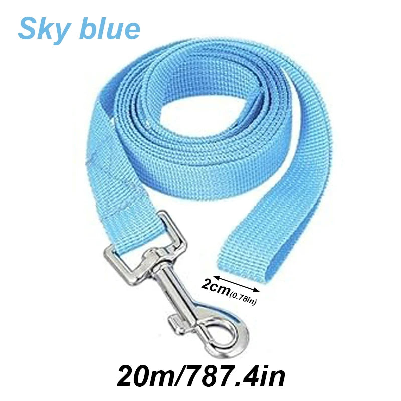 20m Long Solid Color Polypropylene Dog Leash