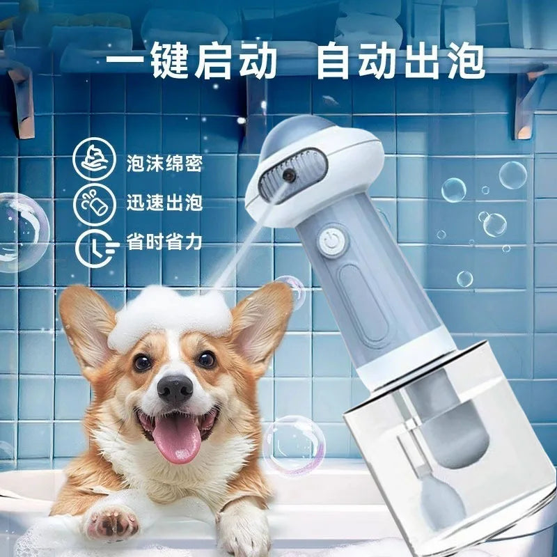 Smart Pet Foam Dispenser USB Rechargeable Soap Machine for Cats & Dogs