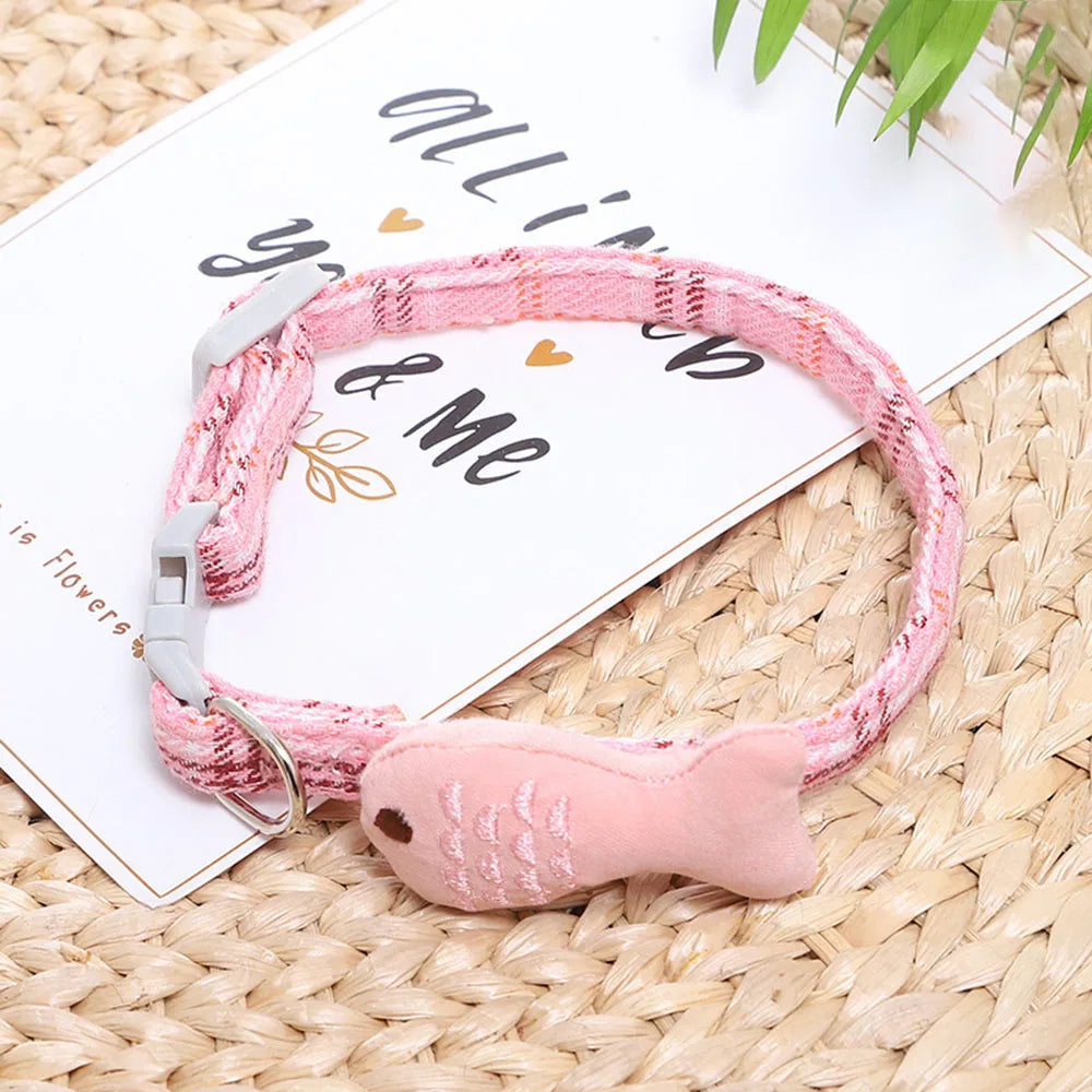 Cute Pet Necklace Adjustable Cat & Small Dog Collar