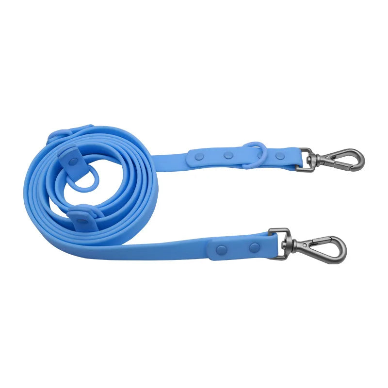 Heavy-Duty PVC Double-Headed Multifunctional Dog Leash