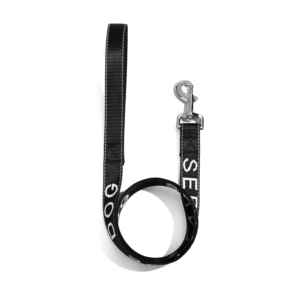 Solid Color Training Lead Reflective Jacquard Pet Leash