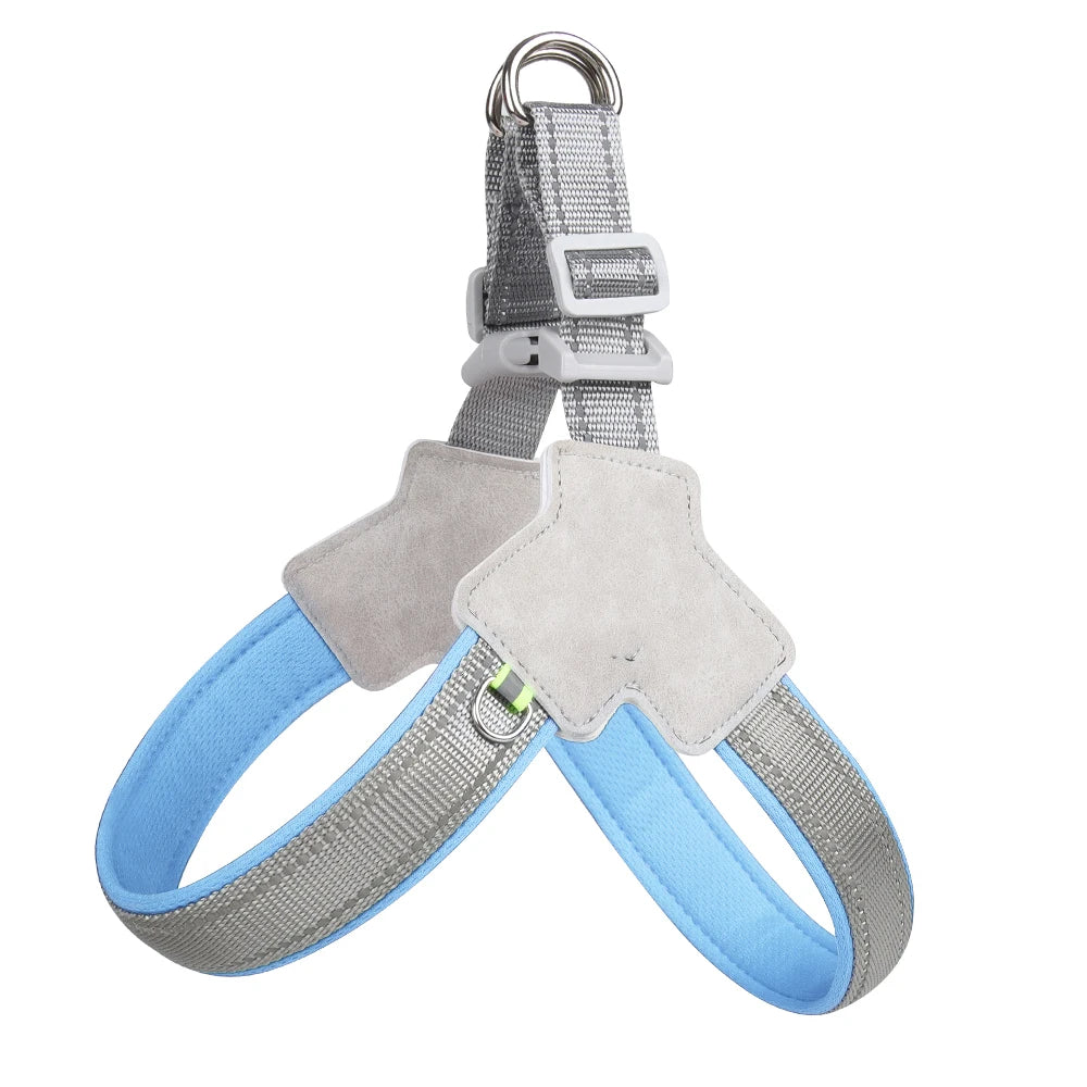 Pet Dog Harness No-Pull, Reflective Mesh for Small & Medium Dogs