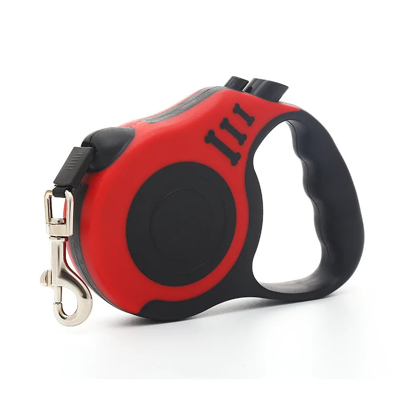 Retractable 5-Meter Hands-Free Double Strap Leash