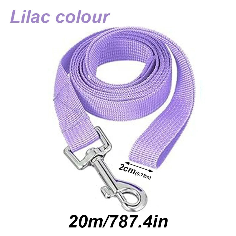 20m Long Solid Color Polypropylene Dog Leash