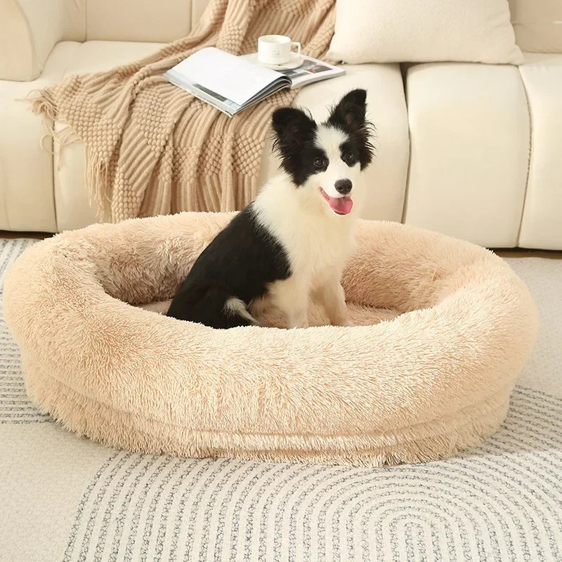 Ultra Soft, Washable Donut Cuddler Pet Bed