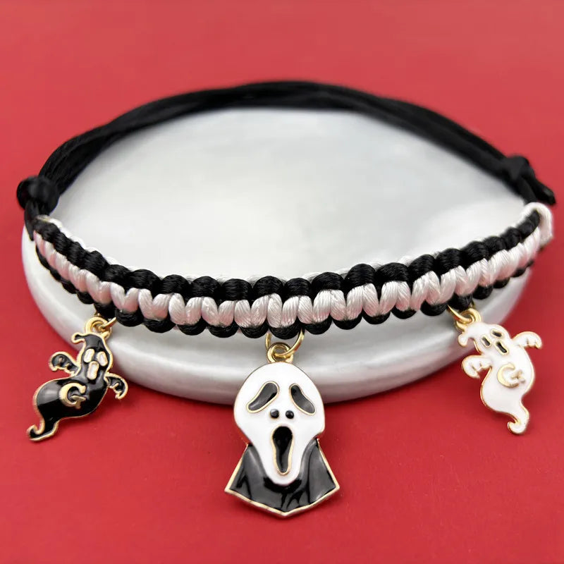 Hand-Woven Halloween Breakaway Pet Collar