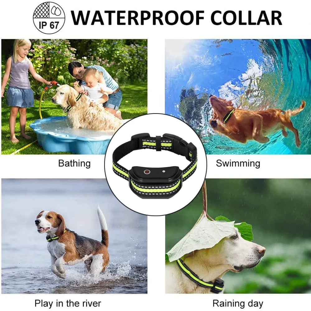 Smart Dog Training Collar Remote Control, Rechargeable & Waterproof