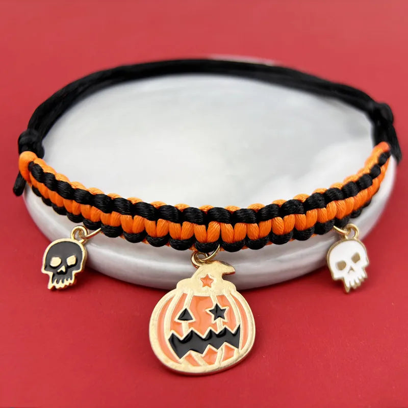 Hand-Woven Halloween Breakaway Pet Collar
