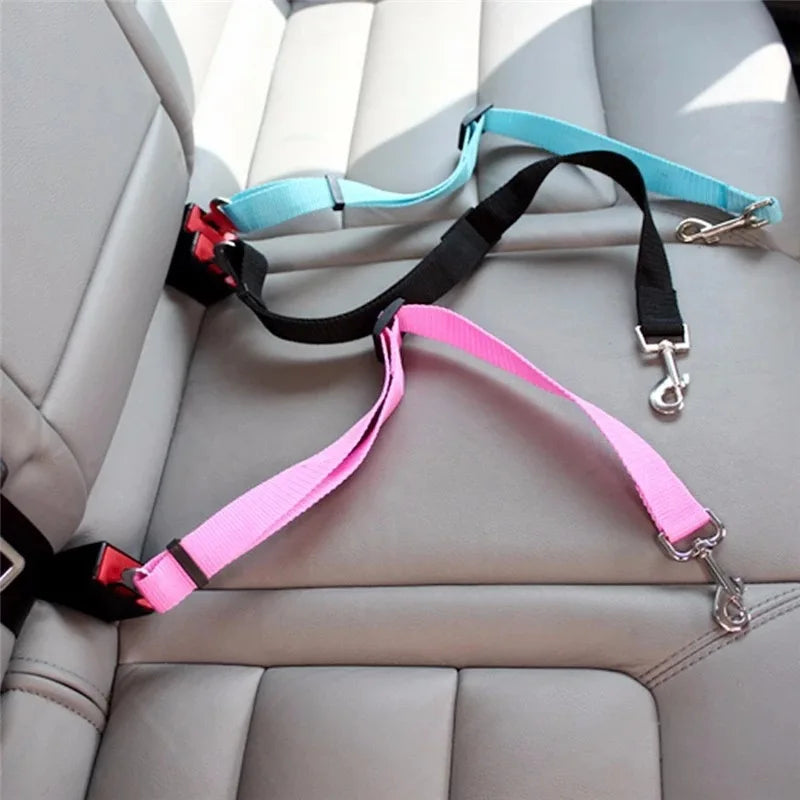 Car Seat Harness for Pets Adjustable Strap for Dogs & Cats