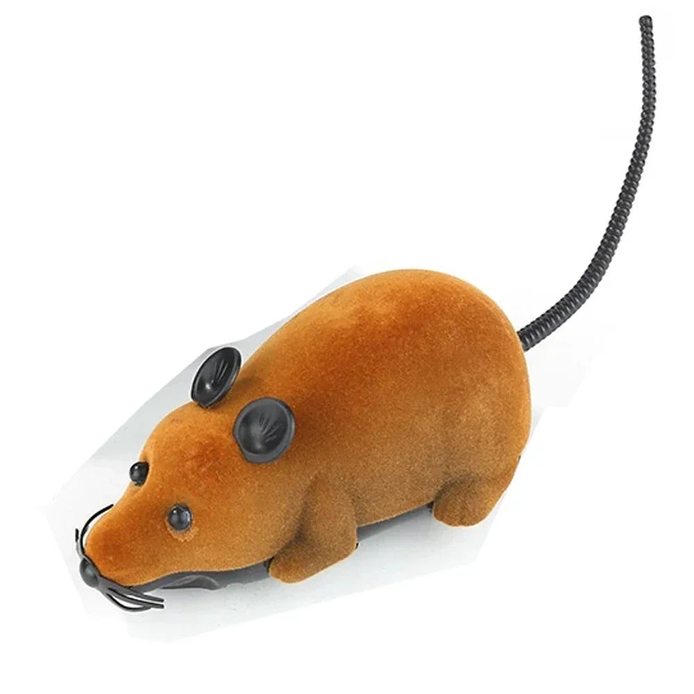 Mechanical Motion Rat Toy Wireless Remote for Cats & Kittens