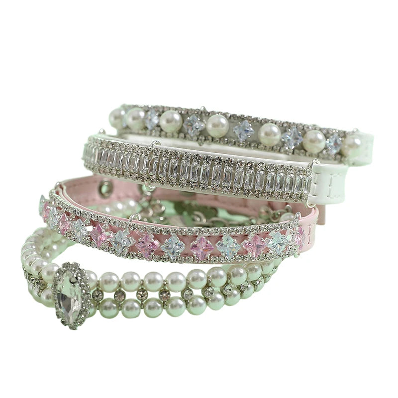 Princess Crystal Luxury Rhinestone Pet Collar
