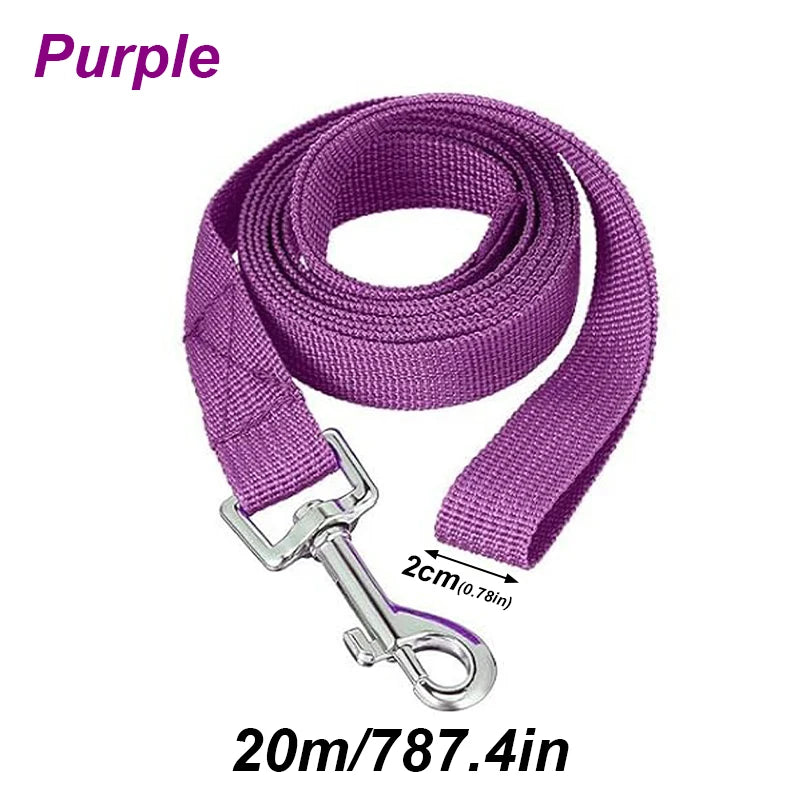 20m Long Solid Color Polypropylene Dog Leash