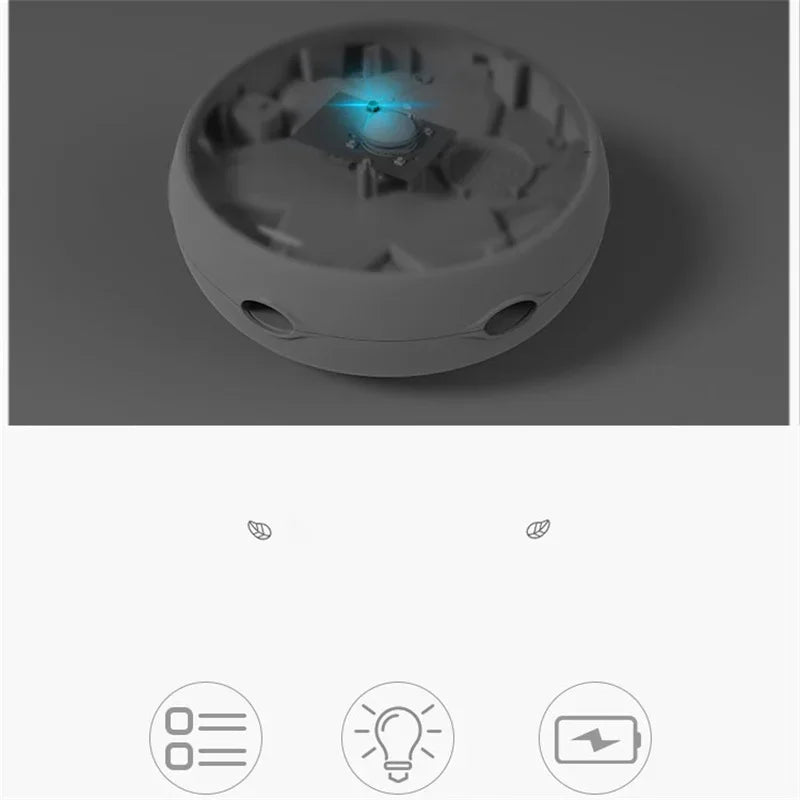 Smart Electric Cat Toy Interactive Turntable with Feather Teaser