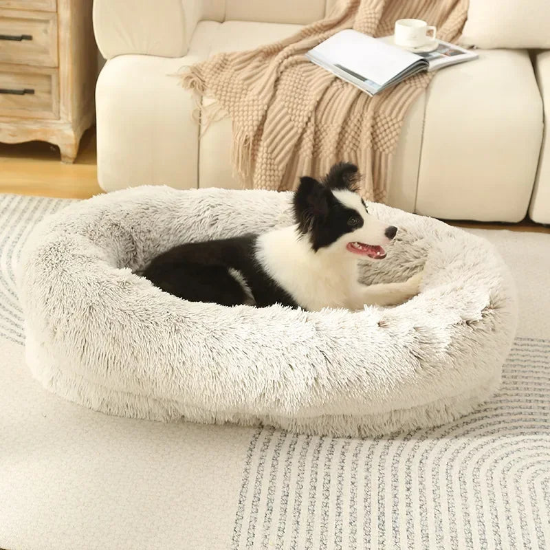 Ultra Soft, Washable Donut Cuddler Pet Bed