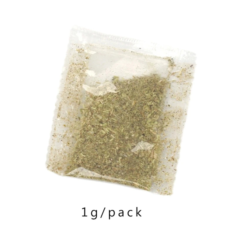Fun Training Treats 10-Pack Natural Catnip Powder