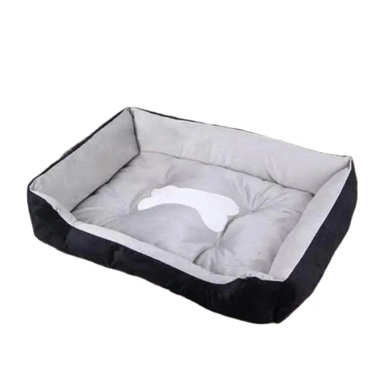 Cute Bone-Shaped Kennel with Thickened Sleeping Mat