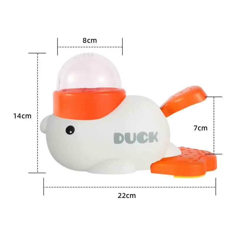 Automatic Pet Feeder Toy Duck Design Puzzle & Treat Dispenser for Dog Training