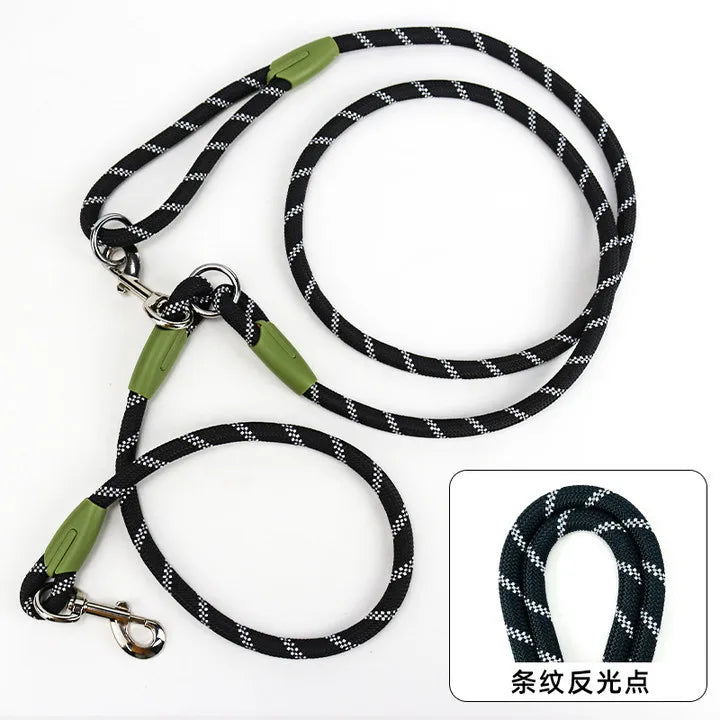 Hands-Free Traction Rope Reflective Nylon Dog Leash
