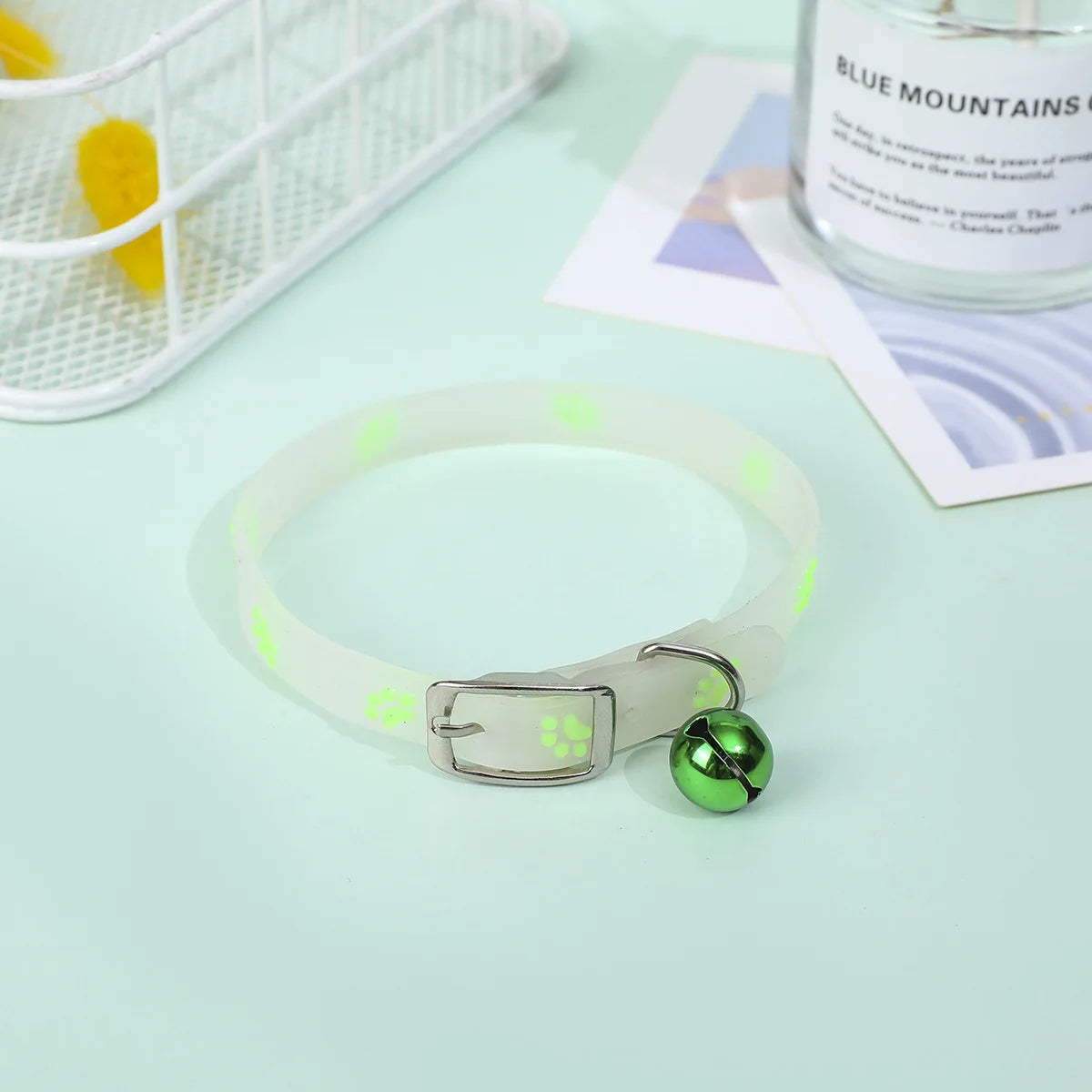 Glowing Anti-Loss Necklace Luminous Silicone Cat Collar
