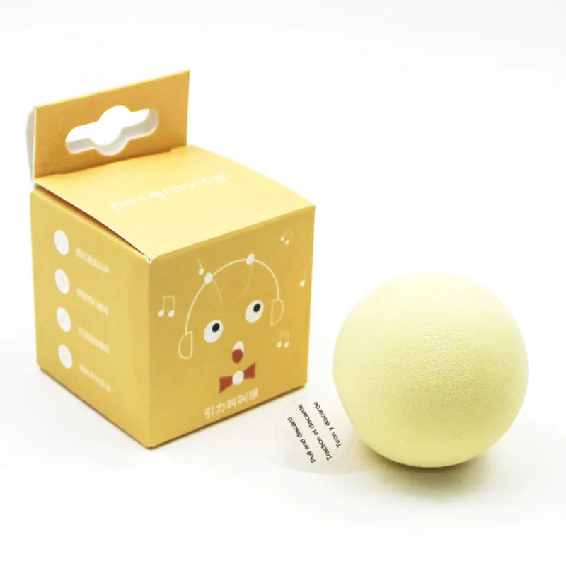 Electric Catnip Plush Ball Interactive Squeaky Toy for Kittens