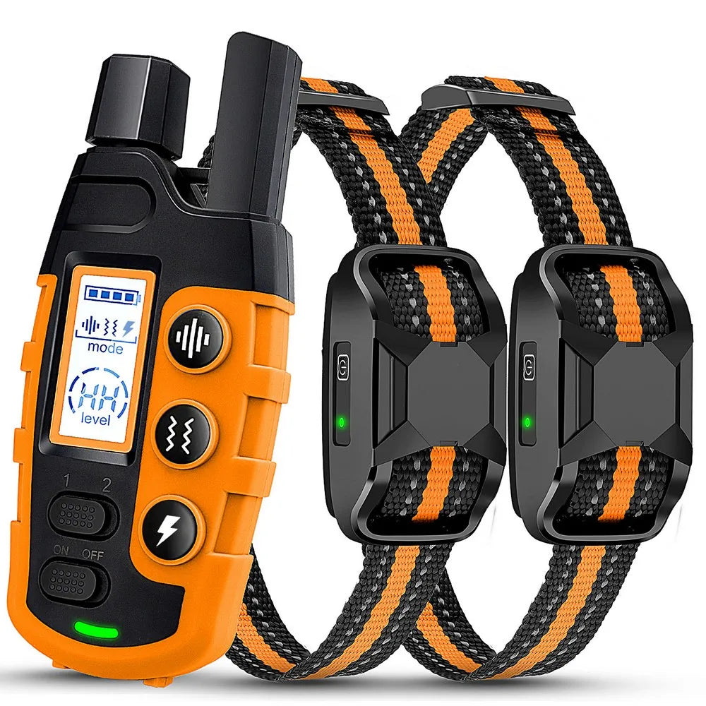 1000M Dog Training Collar – Waterproof, Shock/Vibration, for 2 Dogs