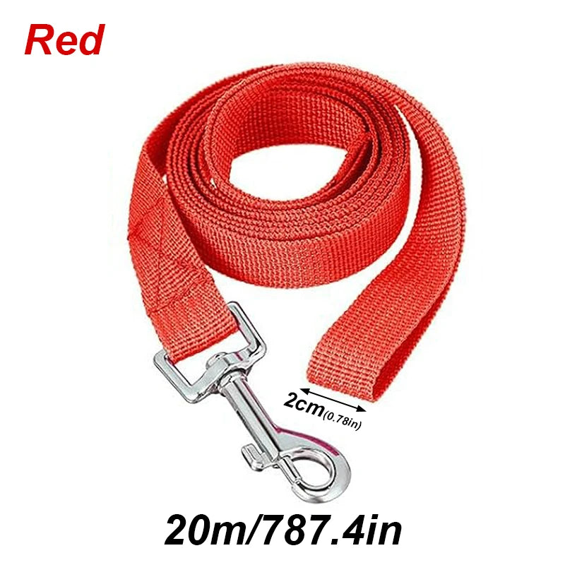 20m Long Solid Color Polypropylene Dog Leash