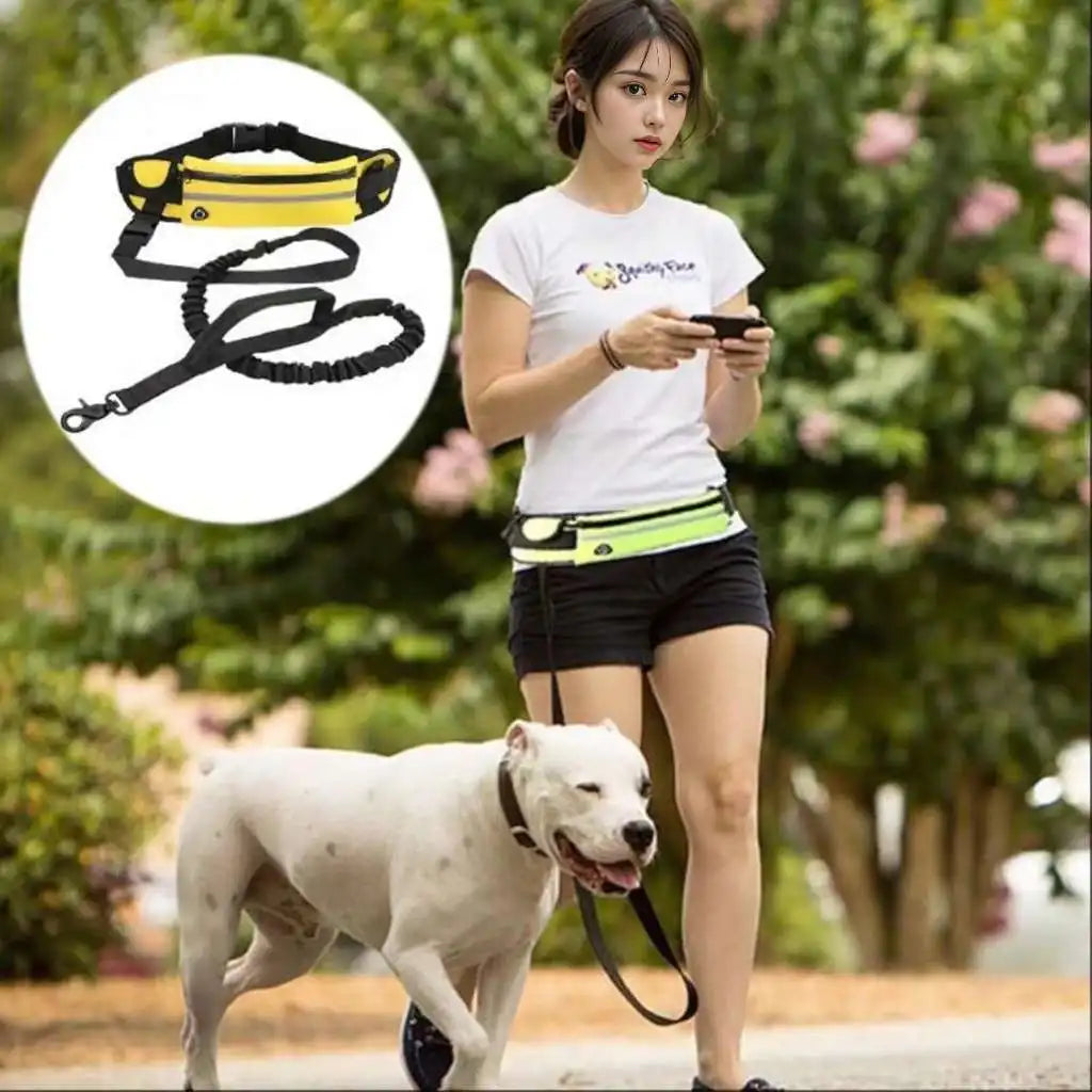 Waist Pack Adjustable Lead Hands-Free Dog Leash