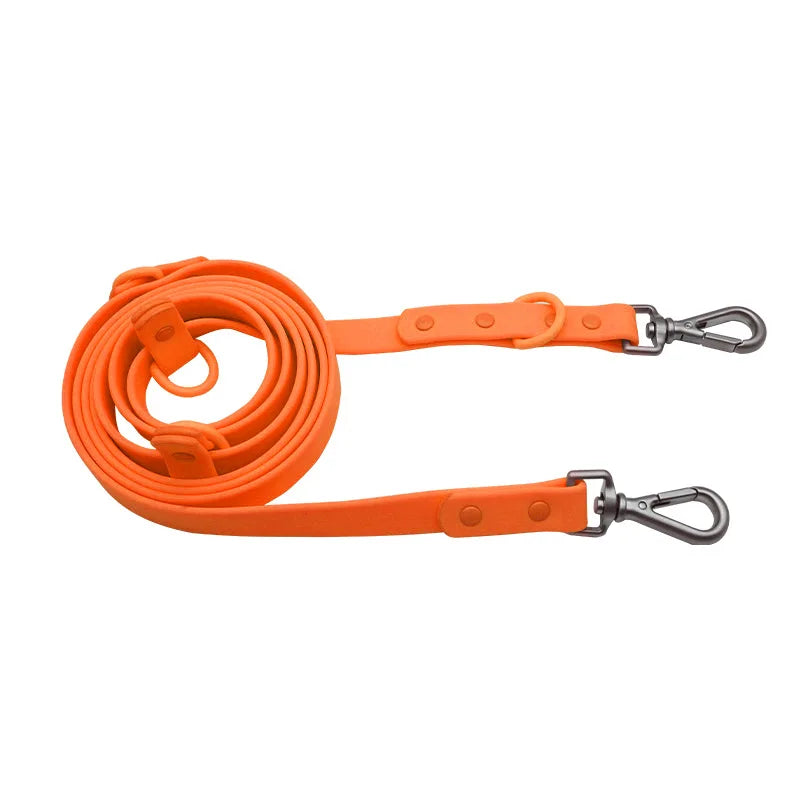 Heavy-Duty PVC Double-Headed Multifunctional Dog Leash
