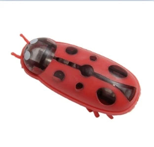 Interactive Electric Glowing Bug Toy Obstacle-Escape Beetle for Cats