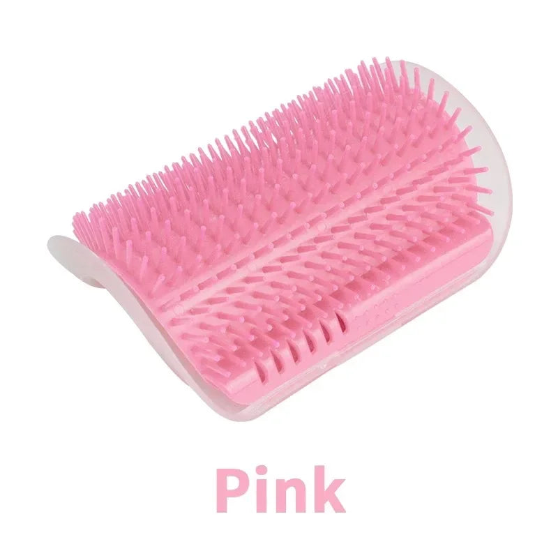 Cat Corner Self-Grooming Brush Wall-Mounted Pet Comb Accessory