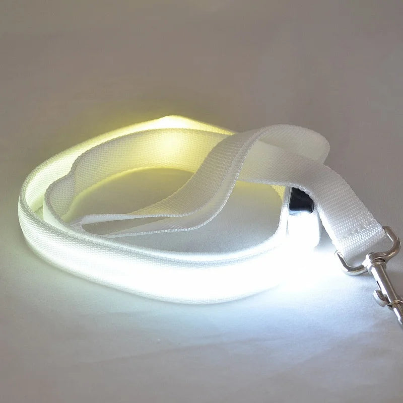 Luminous Flashing Rope Lead LED Light-Up Dog Leash