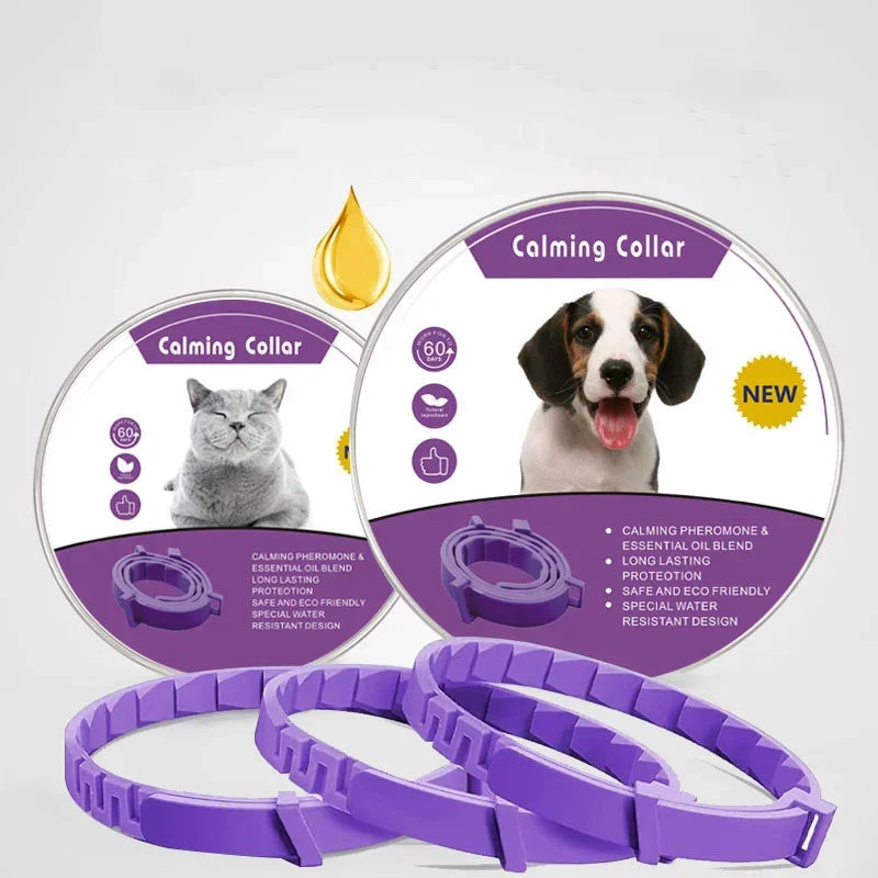 Pheromone-Infused Anxiety Relief Stress Calming Collar