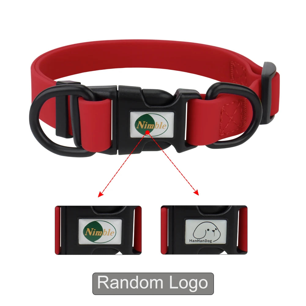 Adjustable PVC Waterproof Dog Collar