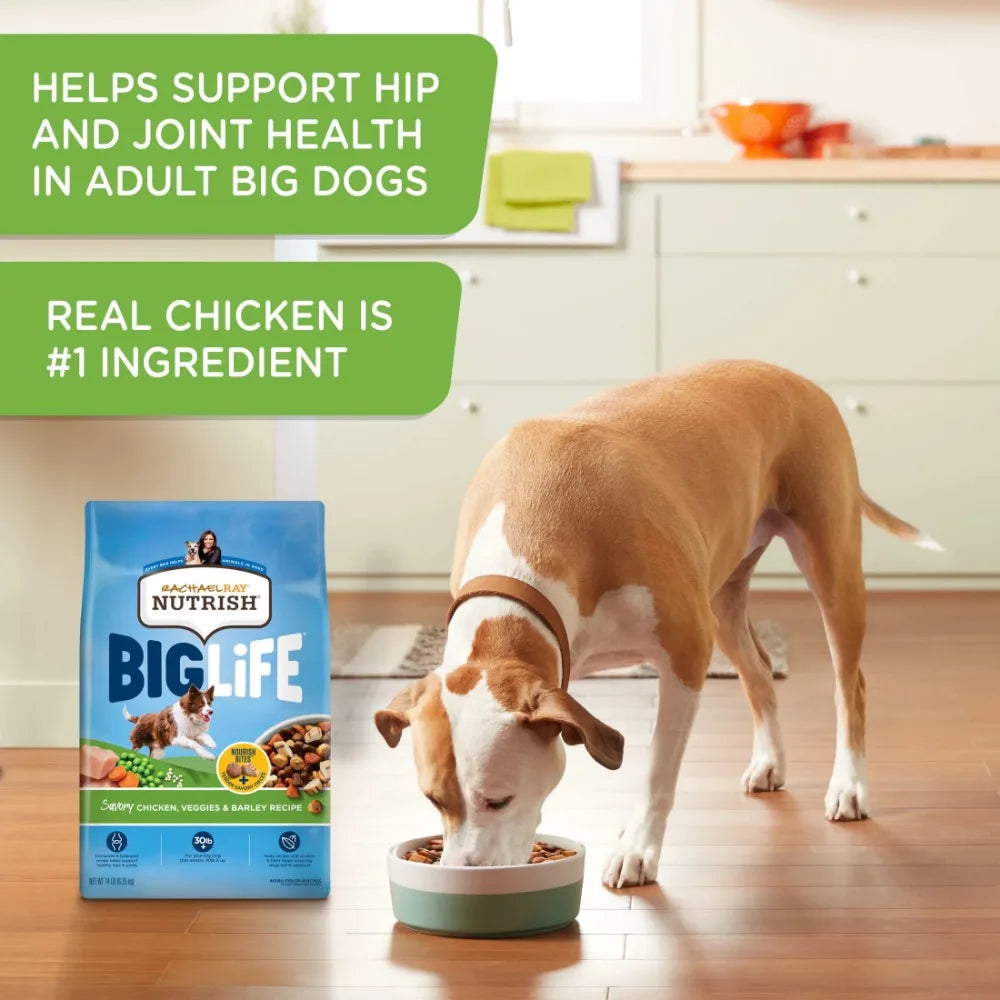 14 lb Rachael Ray Big Life Chicken & Veggies Dog Food