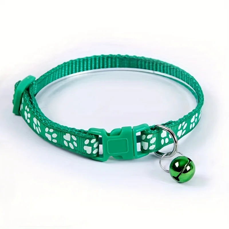 Adjustable Fashion Pet Necklace Colorful Pattern Cat Collar