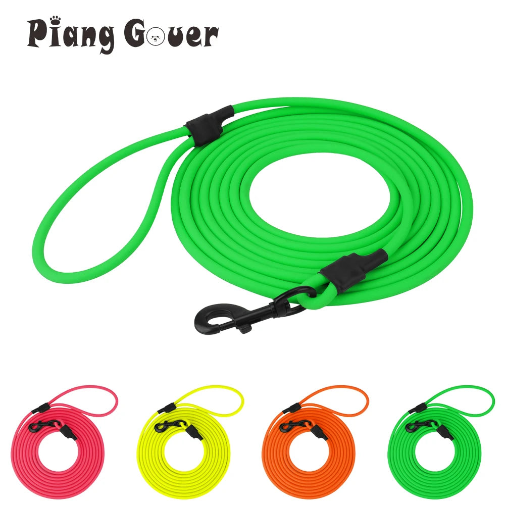 5m/10m Recall Training & Tracking Waterproof PVC Long Dog Leash