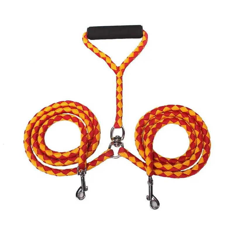 High-Quality Durable Traction Rope Double Dog Leash