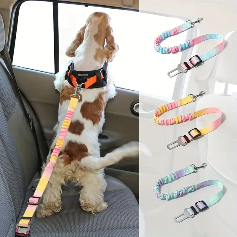 Adjustable Pet Seat Belt Car Safety Harness for Small Pets