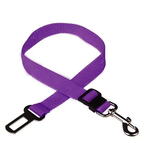 Adjustable Safety Harness Lead Clip Pet Car Seat Belt