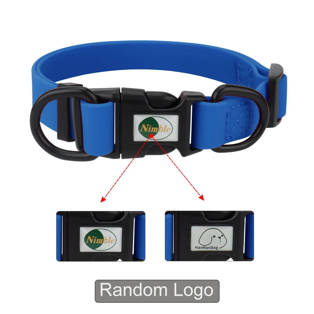 Adjustable PVC Waterproof Dog Collar