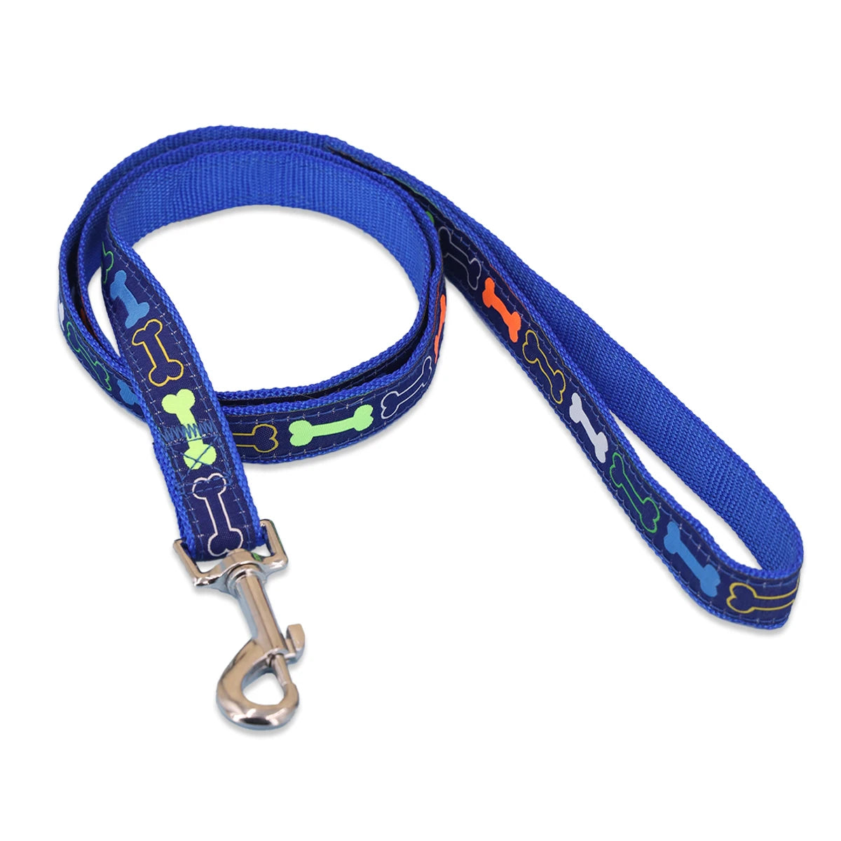 Durable Outdoor Walking Cartoon Bone Dog Leash